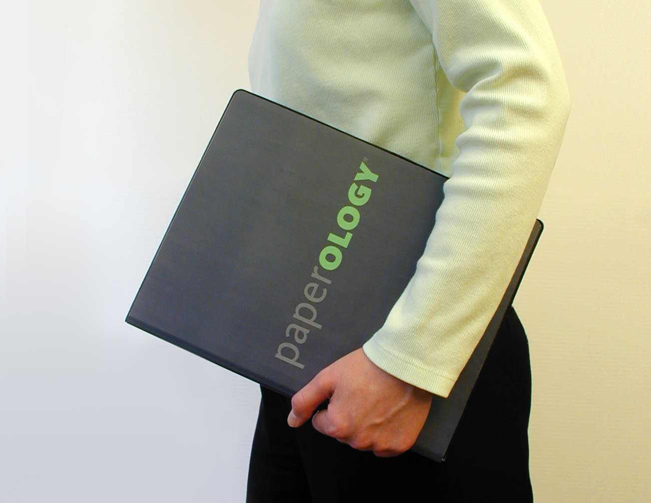 meadwestvaco-paperology_binder.jpg Art Direction by: Bart Crosby, Crosby Associates